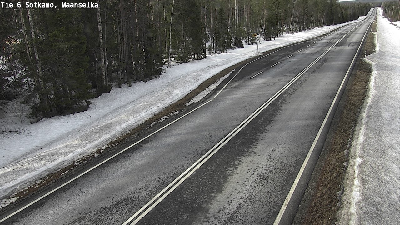Weather Camera Image Road 6 Sotkamo, Maanselkä, Sotkamo, Kainuu