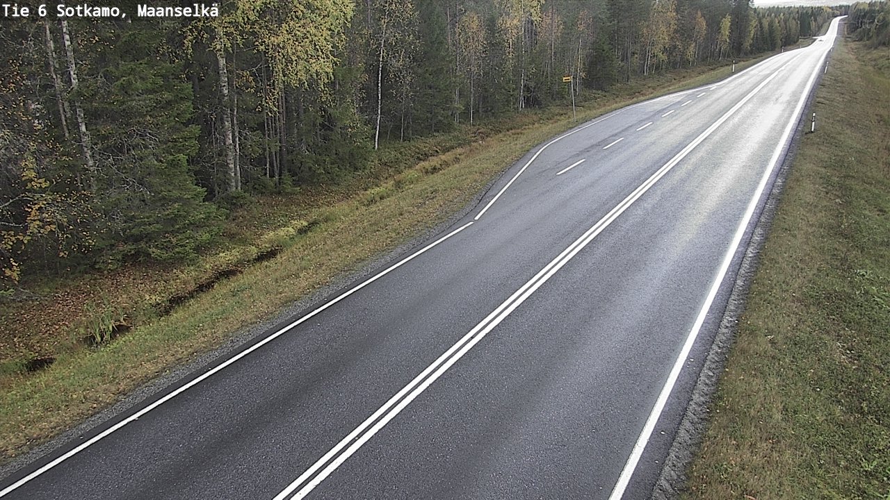 Kelikamerat Kuva Tie 6 Sotkamo, Maanselkä, Sotkamo, Kainuu