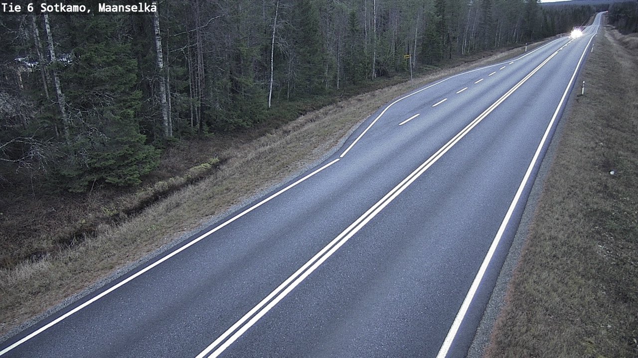 Weather Camera Image Road 6 Sotkamo, Maanselkä, Sotkamo, Kainuu