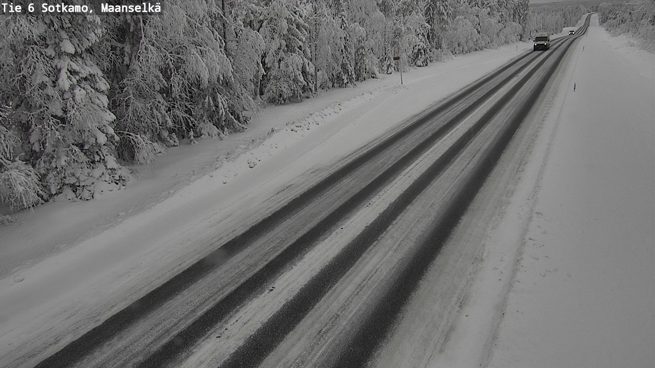 Weather Camera Image Väg 6 Sotkamo, Maanselkä, Sotkamo, Kainuu