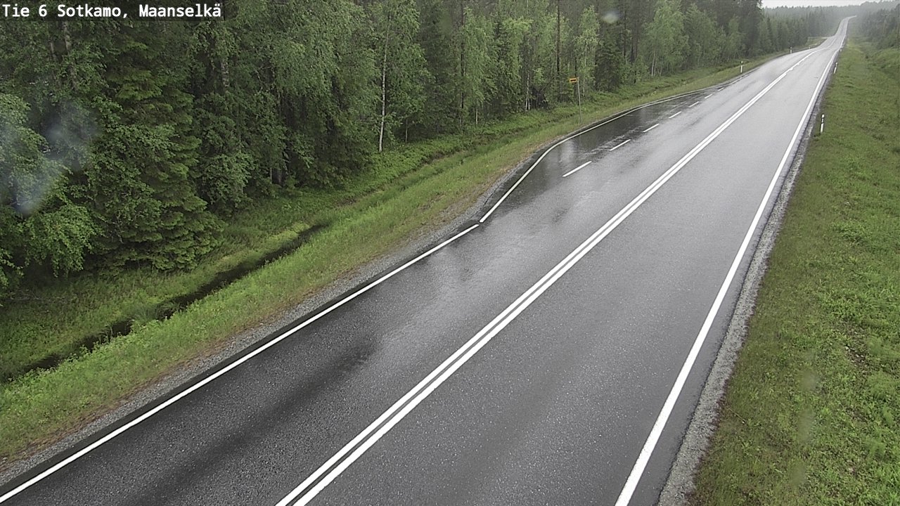 Weather Camera Image Road 6 Sotkamo, Maanselkä, Sotkamo, Kainuu