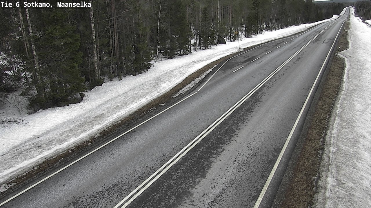Weather Camera Image Road 6 Sotkamo, Maanselkä, Sotkamo, Kainuu