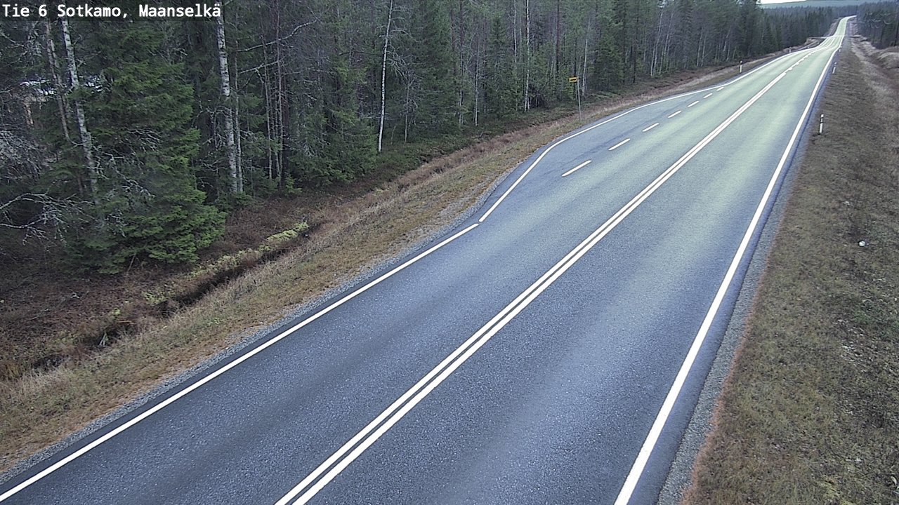 Kelikamerat Kuva Tie 6 Sotkamo, Maanselkä, Sotkamo, Kainuu