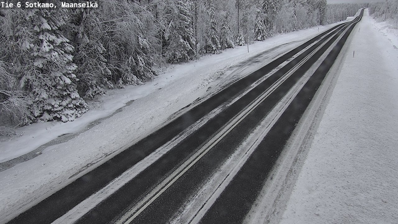 Kelikamerat Kuva Tie 6 Sotkamo, Maanselkä, Sotkamo, Kainuu