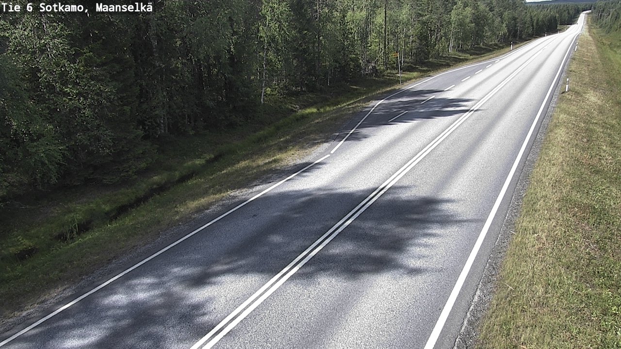 Kelikamerat Kuva Tie 6 Sotkamo, Maanselkä, Sotkamo, Kainuu
