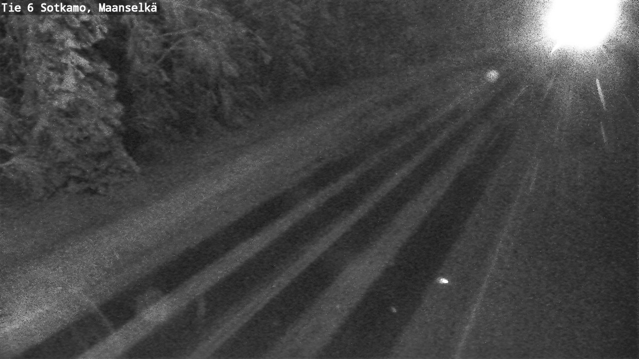 Weather Camera Image Väg 6 Sotkamo, Maanselkä, Sotkamo, Kainuu