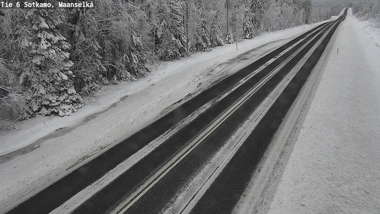 Kelikamerat Kuva Tie 6 Sotkamo, Maanselkä, Sotkamo, Kainuu