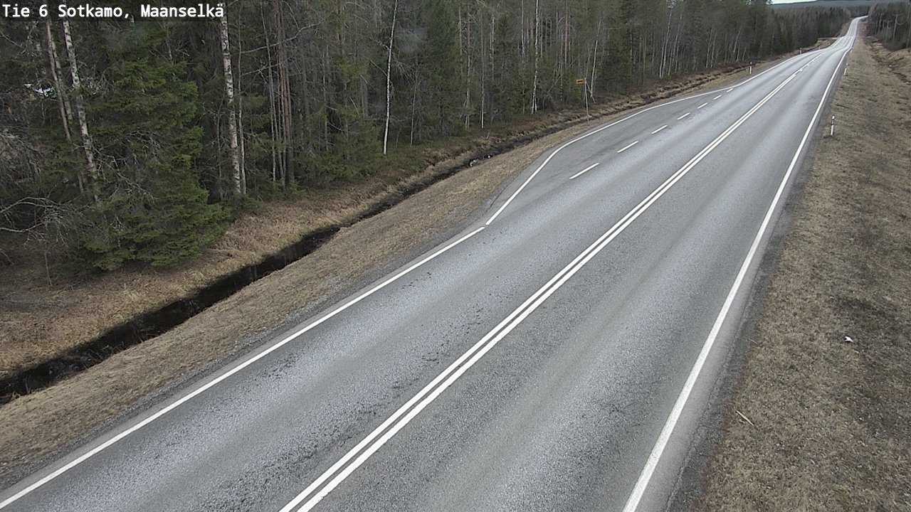 Kelikamerat Kuva Tie 6 Sotkamo, Maanselkä, Sotkamo, Kainuu