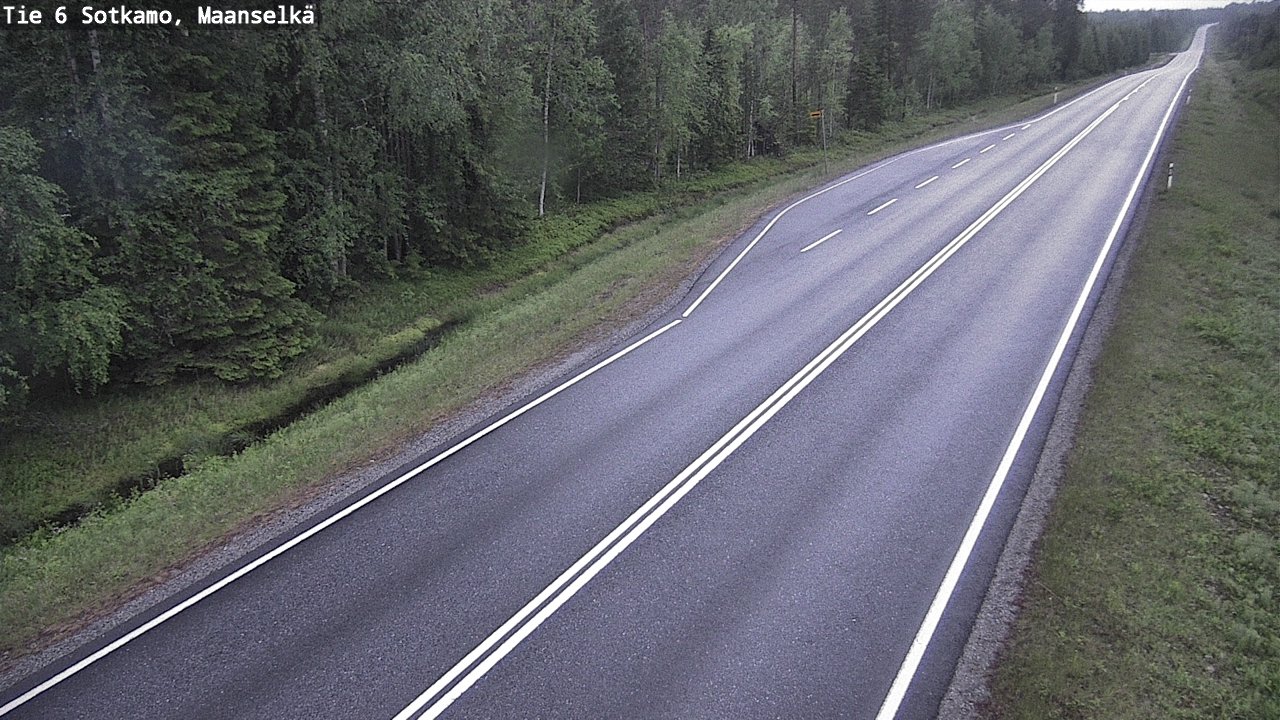 Kelikamerat Kuva Tie 6 Sotkamo, Maanselkä, Sotkamo, Kainuu