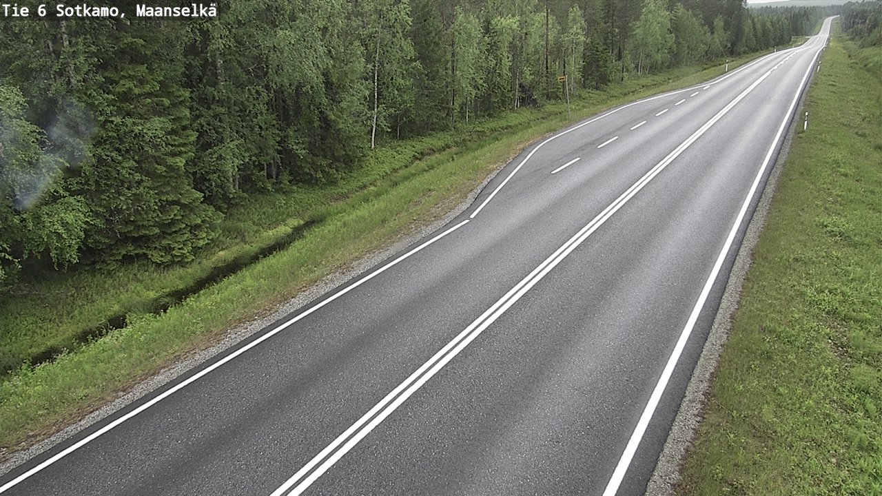 Weather Camera Image Road 6 Sotkamo, Maanselkä, Sotkamo, Kainuu