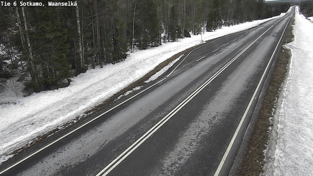 Kelikamerat Kuva Tie 6 Sotkamo, Maanselkä, Sotkamo, Kainuu