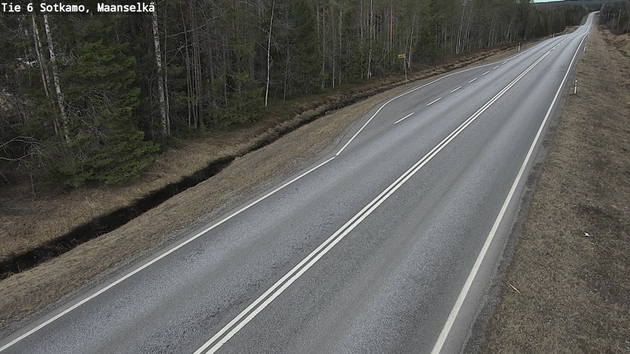 Kelikamerat Kuva Tie 6 Sotkamo, Maanselkä, Sotkamo, Kainuu