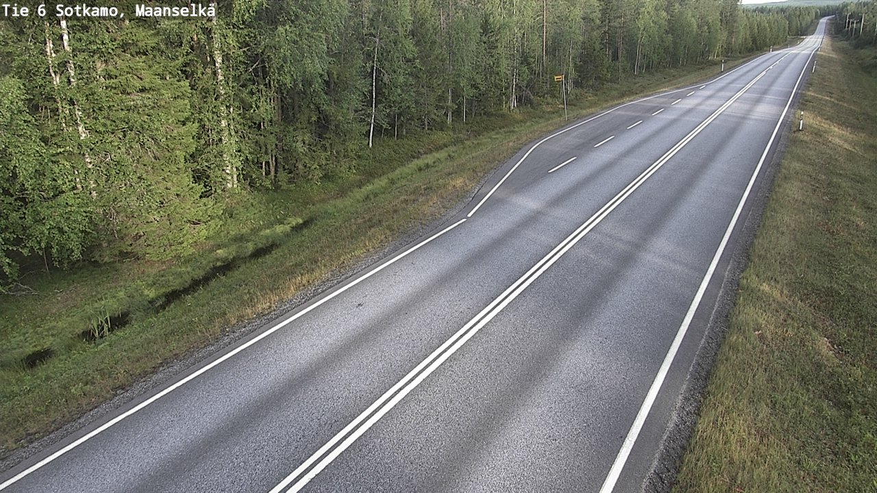 Weather Camera Image Road 6 Sotkamo, Maanselkä, Sotkamo, Kainuu