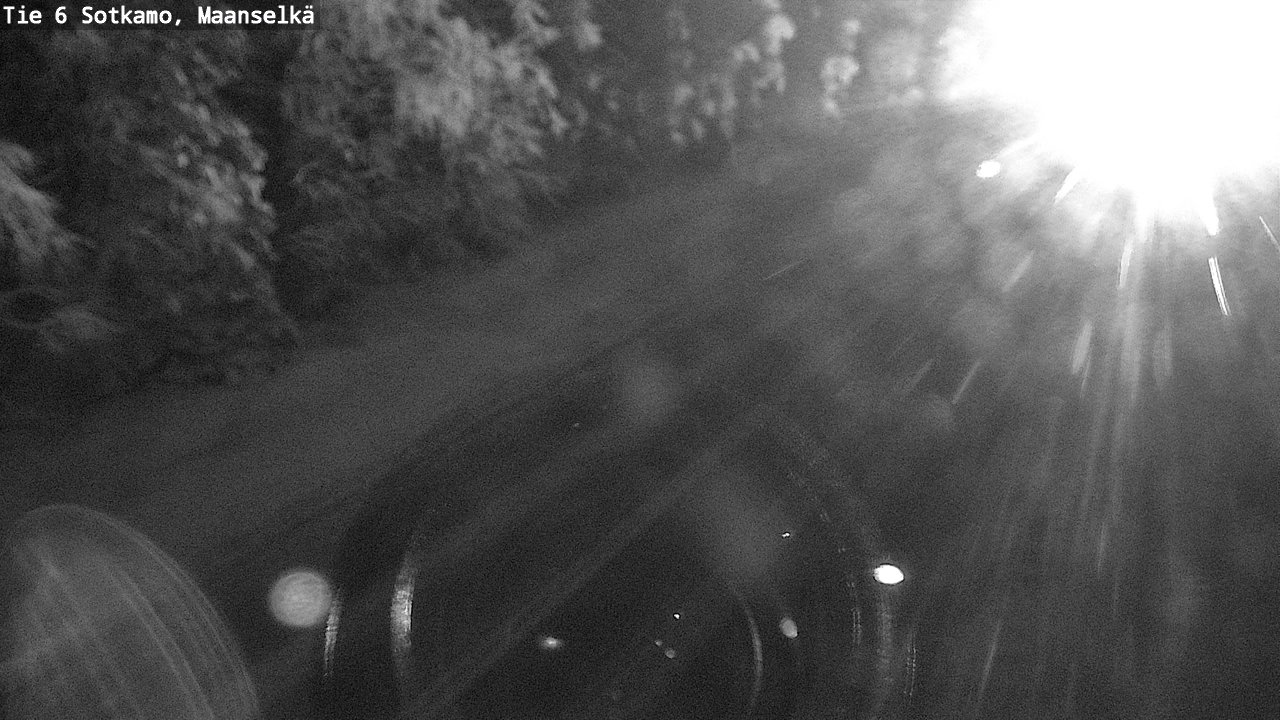 Weather Camera Image Väg 6 Sotkamo, Maanselkä, Sotkamo, Kainuu