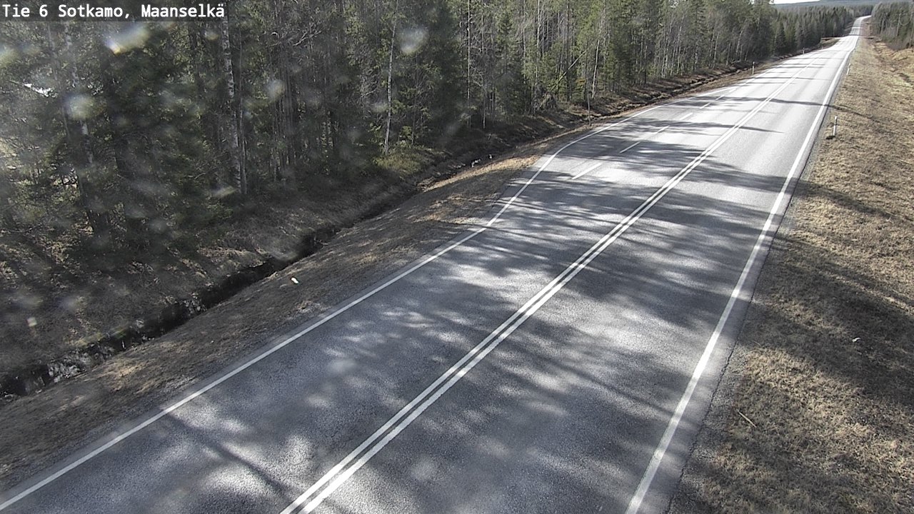 Weather Camera Image Väg 6 Sotkamo, Maanselkä, Sotkamo, Kainuu