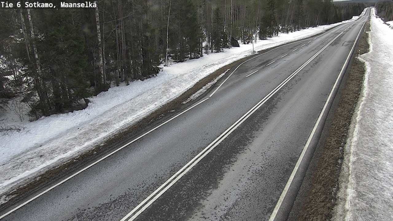 Weather Camera Image Road 6 Sotkamo, Maanselkä, Sotkamo, Kainuu
