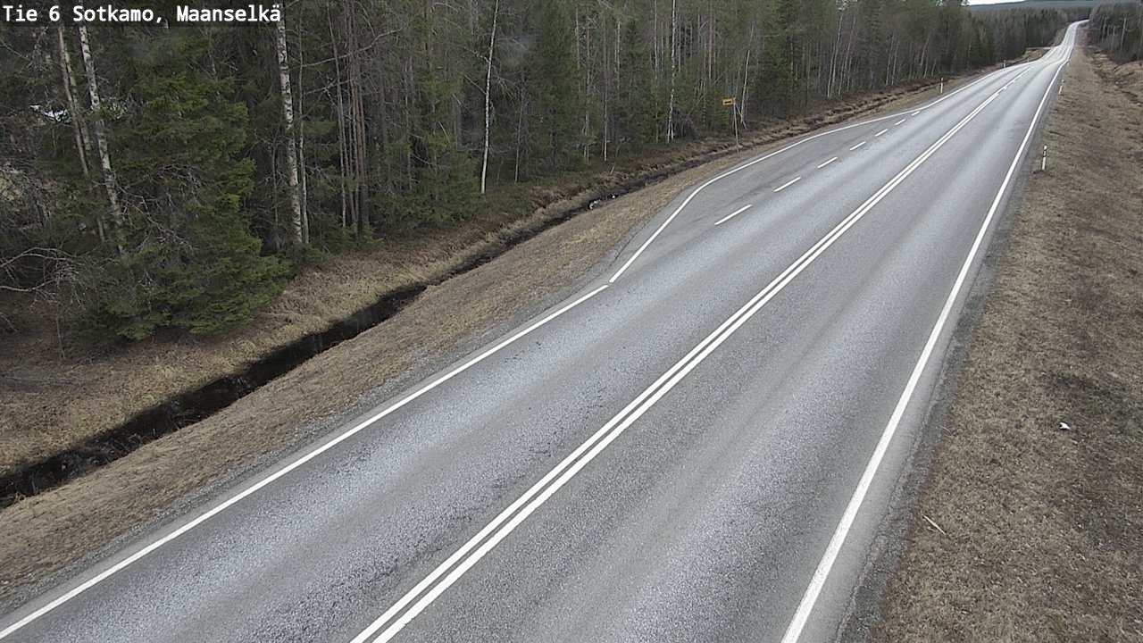 Kelikamerat Kuva Tie 6 Sotkamo, Maanselkä, Sotkamo, Kainuu