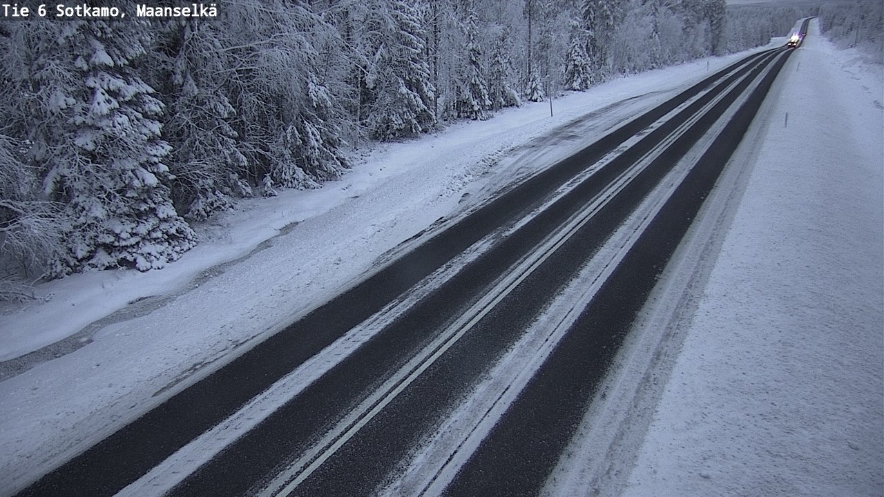 Kelikamerat Kuva Tie 6 Sotkamo, Maanselkä, Sotkamo, Kainuu