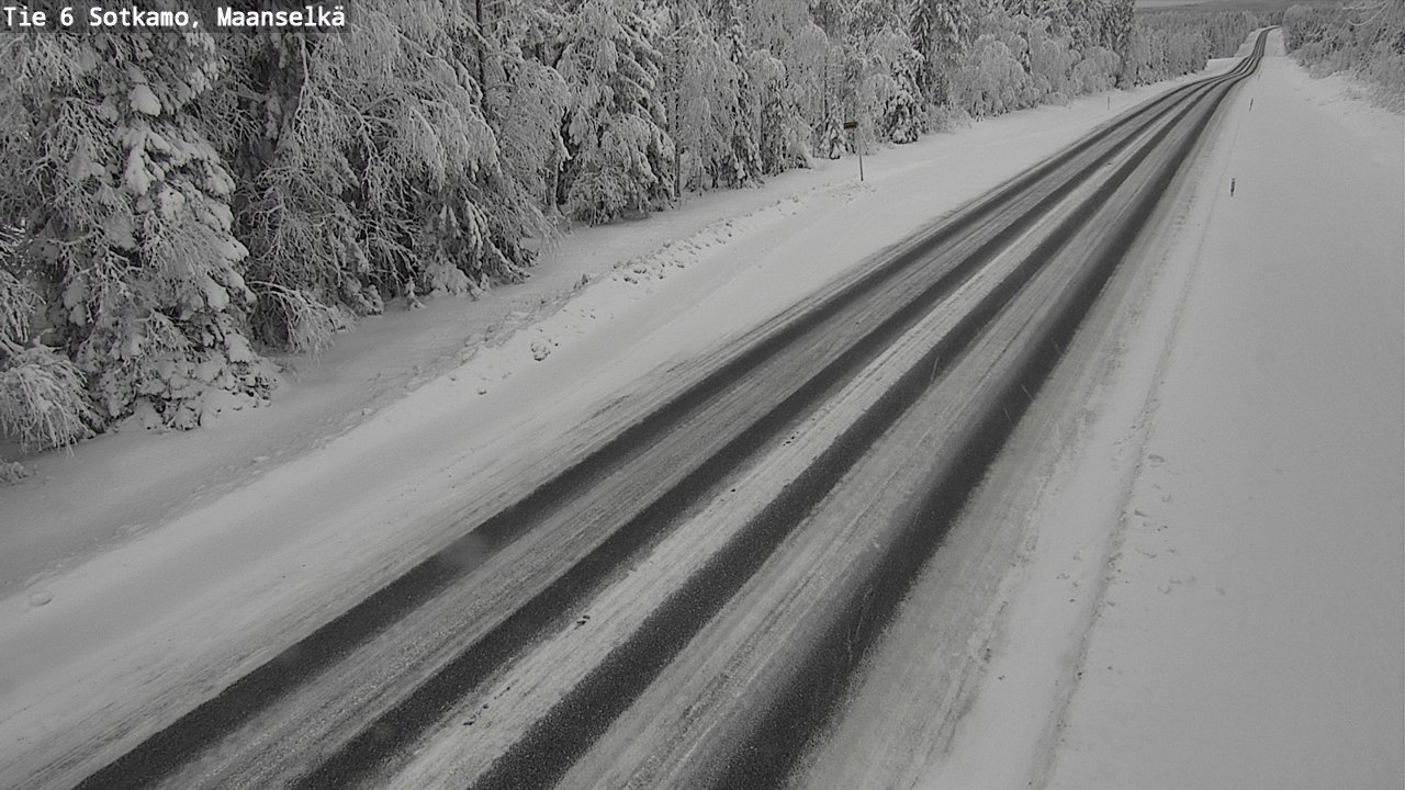 Weather Camera Image Road 6 Sotkamo, Maanselkä, Sotkamo, Kainuu