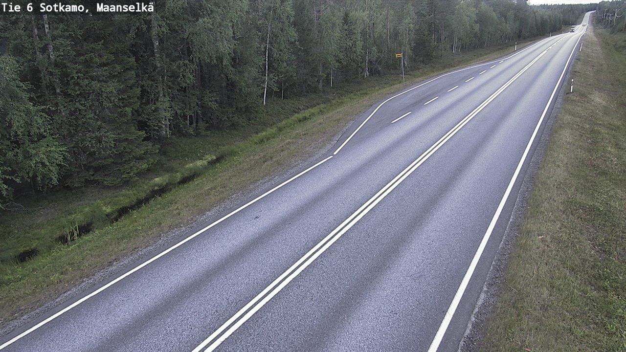 Kelikamerat Kuva Tie 6 Sotkamo, Maanselkä, Sotkamo, Kainuu