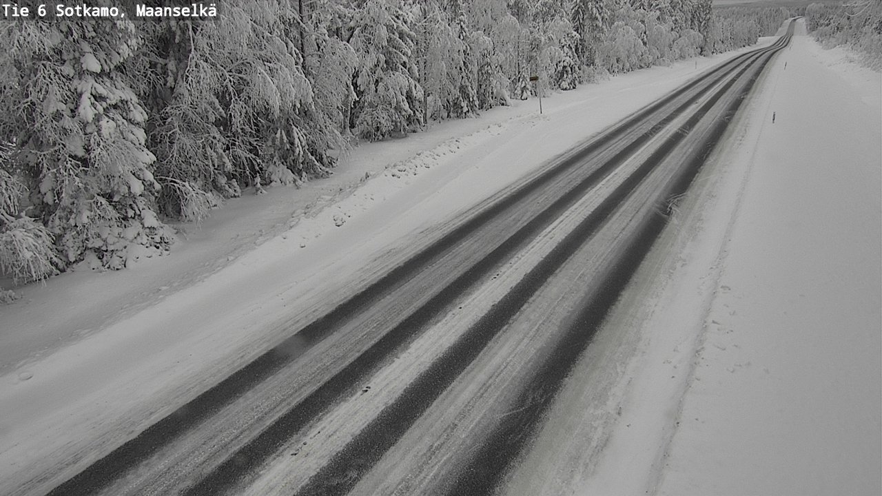 Weather Camera Image Road 6 Sotkamo, Maanselkä, Sotkamo, Kainuu