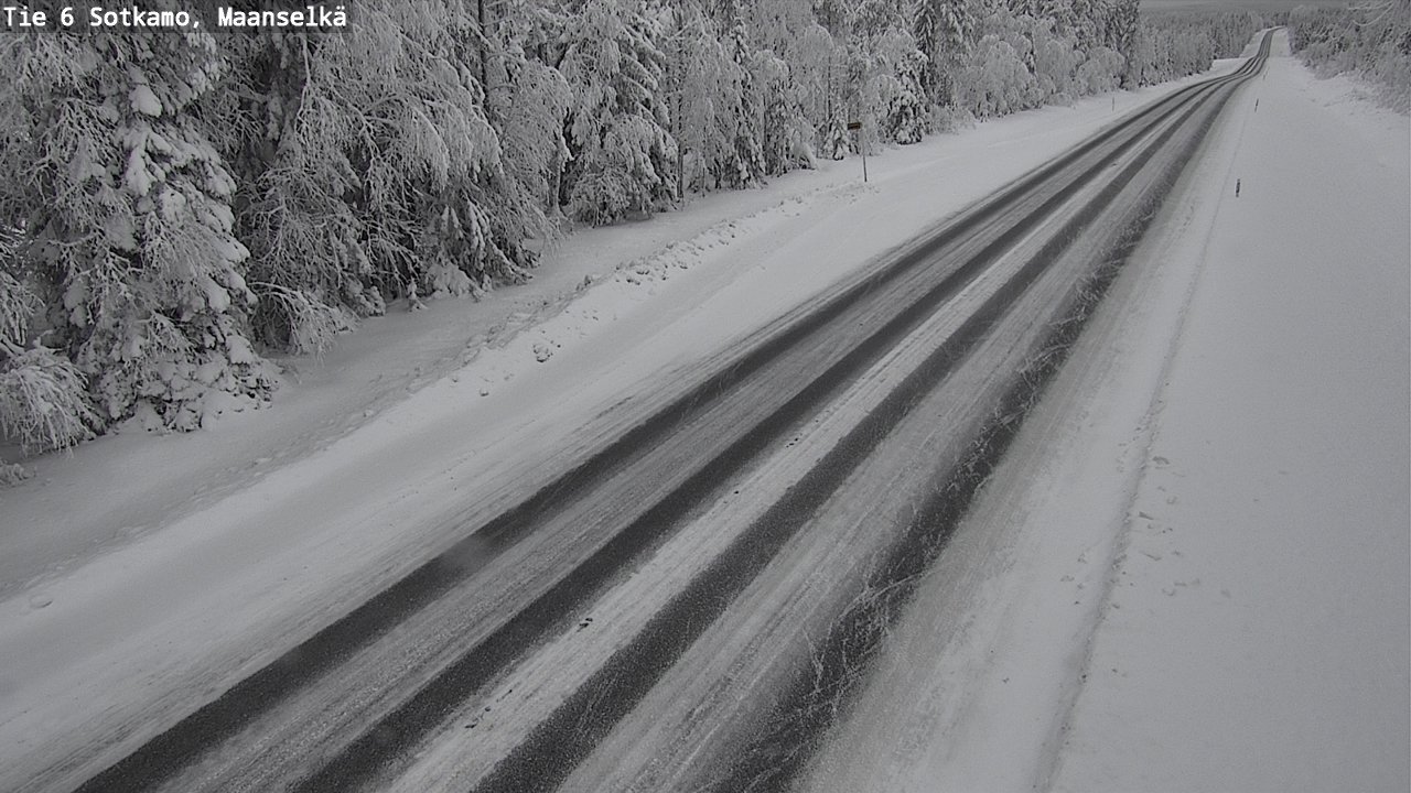Weather Camera Image Road 6 Sotkamo, Maanselkä, Sotkamo, Kainuu