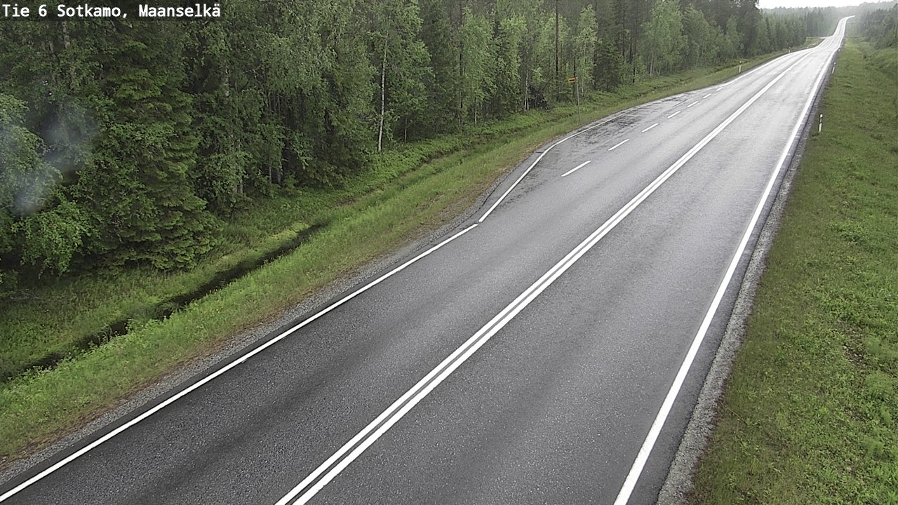 Weather Camera Image Road 6 Sotkamo, Maanselkä, Sotkamo, Kainuu