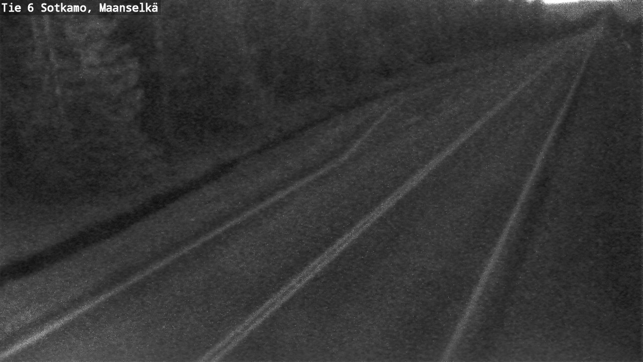 Weather Camera Image Väg 6 Sotkamo, Maanselkä, Sotkamo, Kainuu