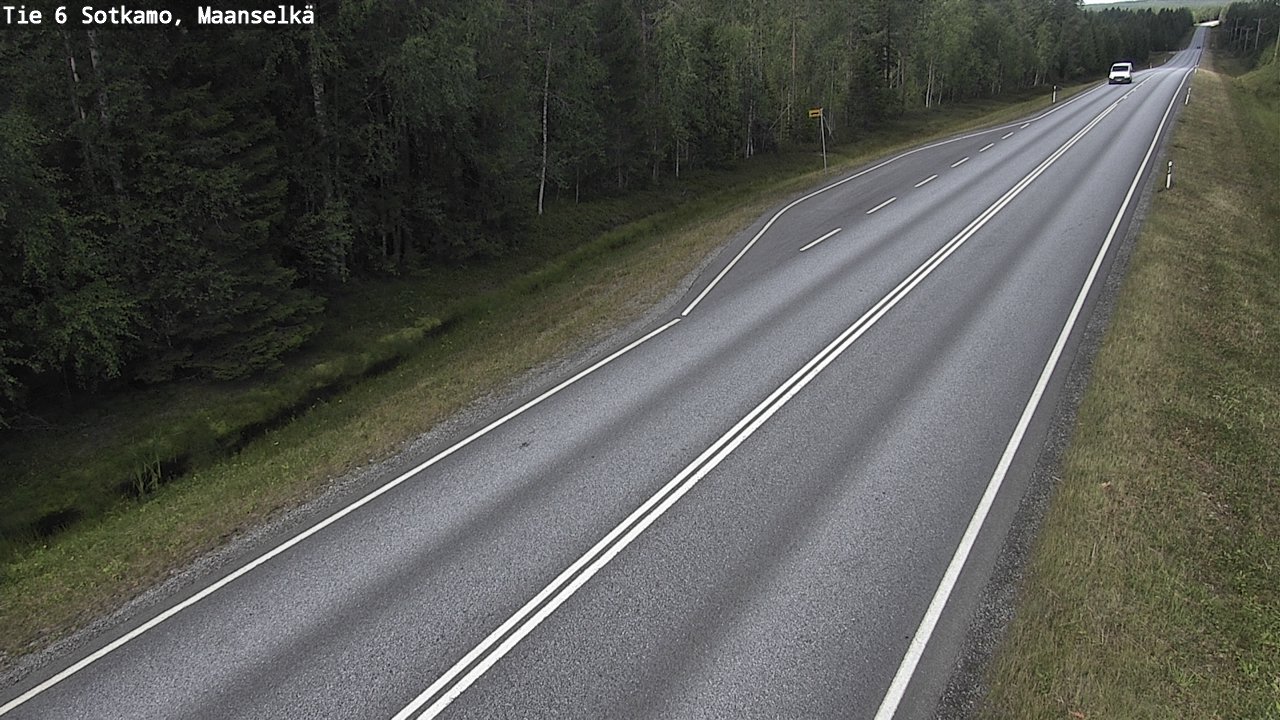 Kelikamerat Kuva Tie 6 Sotkamo, Maanselkä, Sotkamo, Kainuu