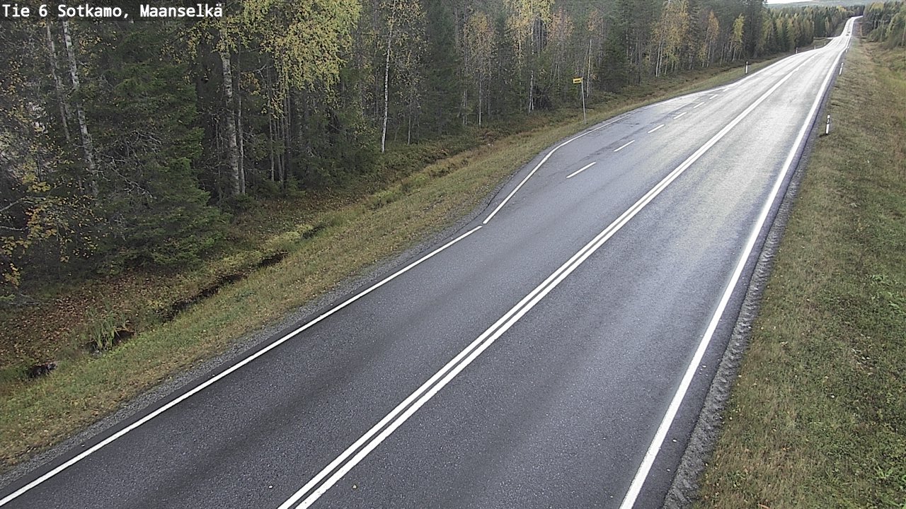 Kelikamerat Kuva Tie 6 Sotkamo, Maanselkä, Sotkamo, Kainuu
