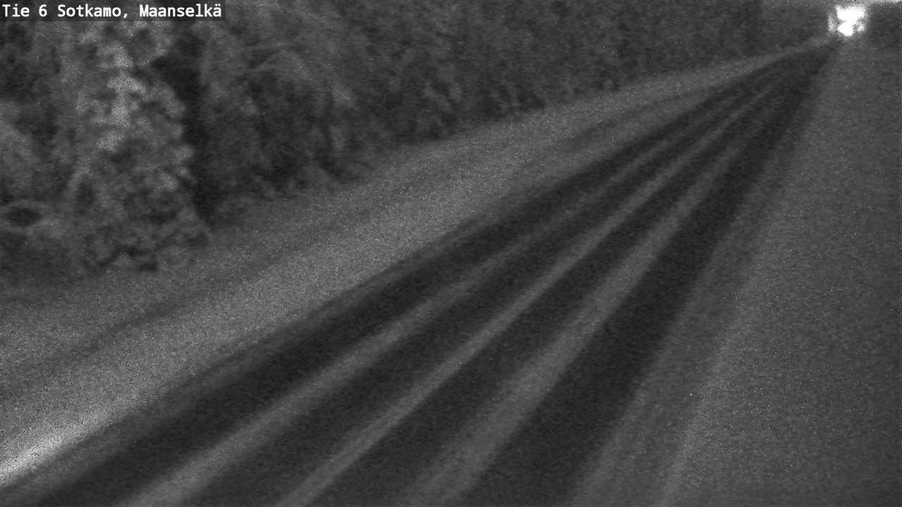 Weather Camera Image Väg 6 Sotkamo, Maanselkä, Sotkamo, Kainuu
