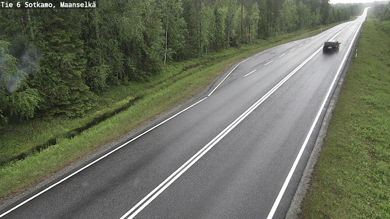 Weather Camera Image Road 6 Sotkamo, Maanselkä, Sotkamo, Kainuu