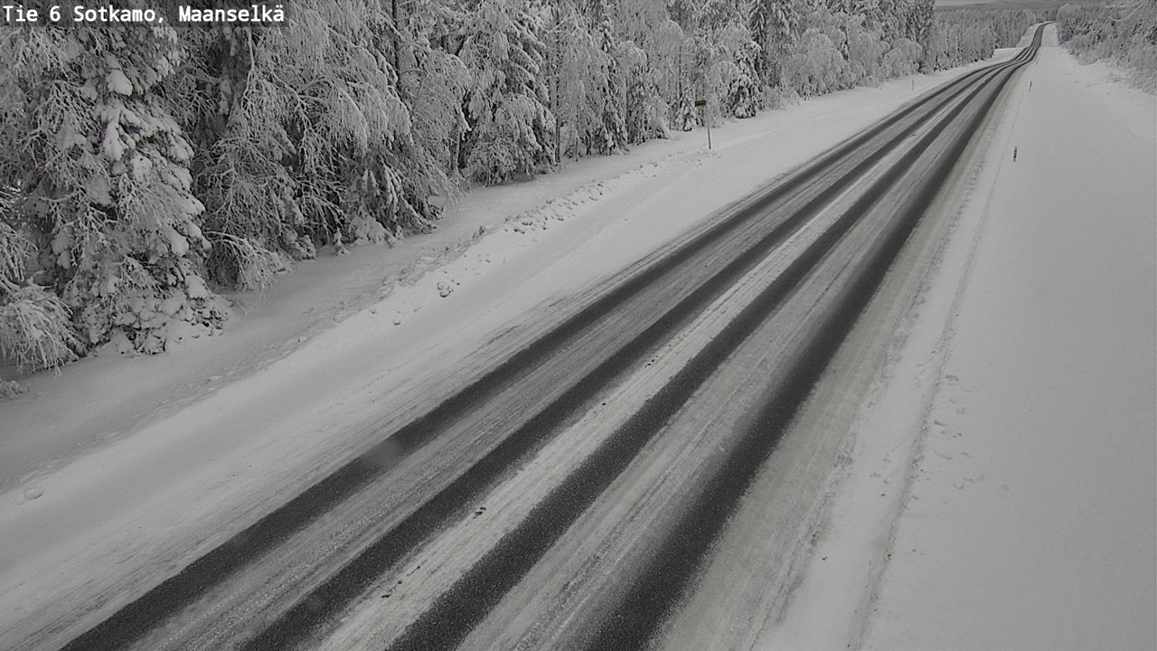 Weather Camera Image Road 6 Sotkamo, Maanselkä, Sotkamo, Kainuu