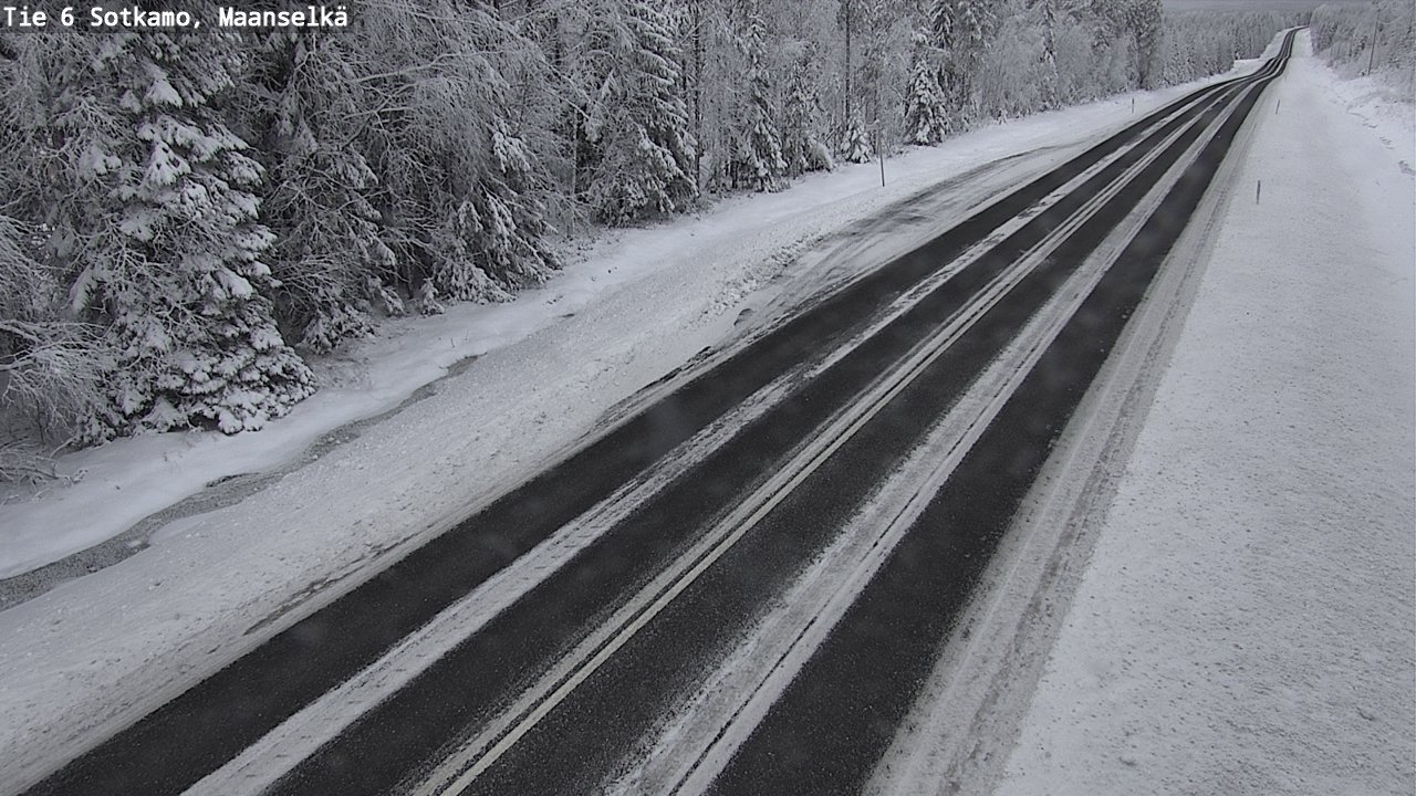 Kelikamerat Kuva Tie 6 Sotkamo, Maanselkä, Sotkamo, Kainuu