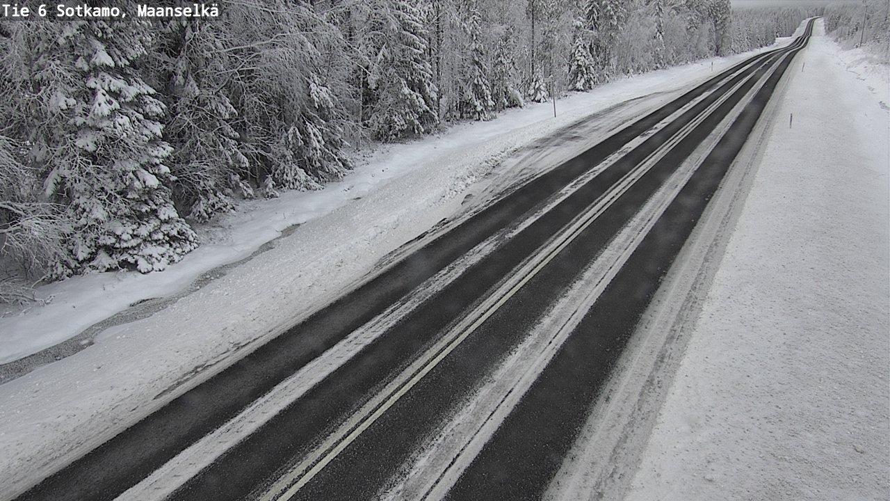 Kelikamerat Kuva Tie 6 Sotkamo, Maanselkä, Sotkamo, Kainuu