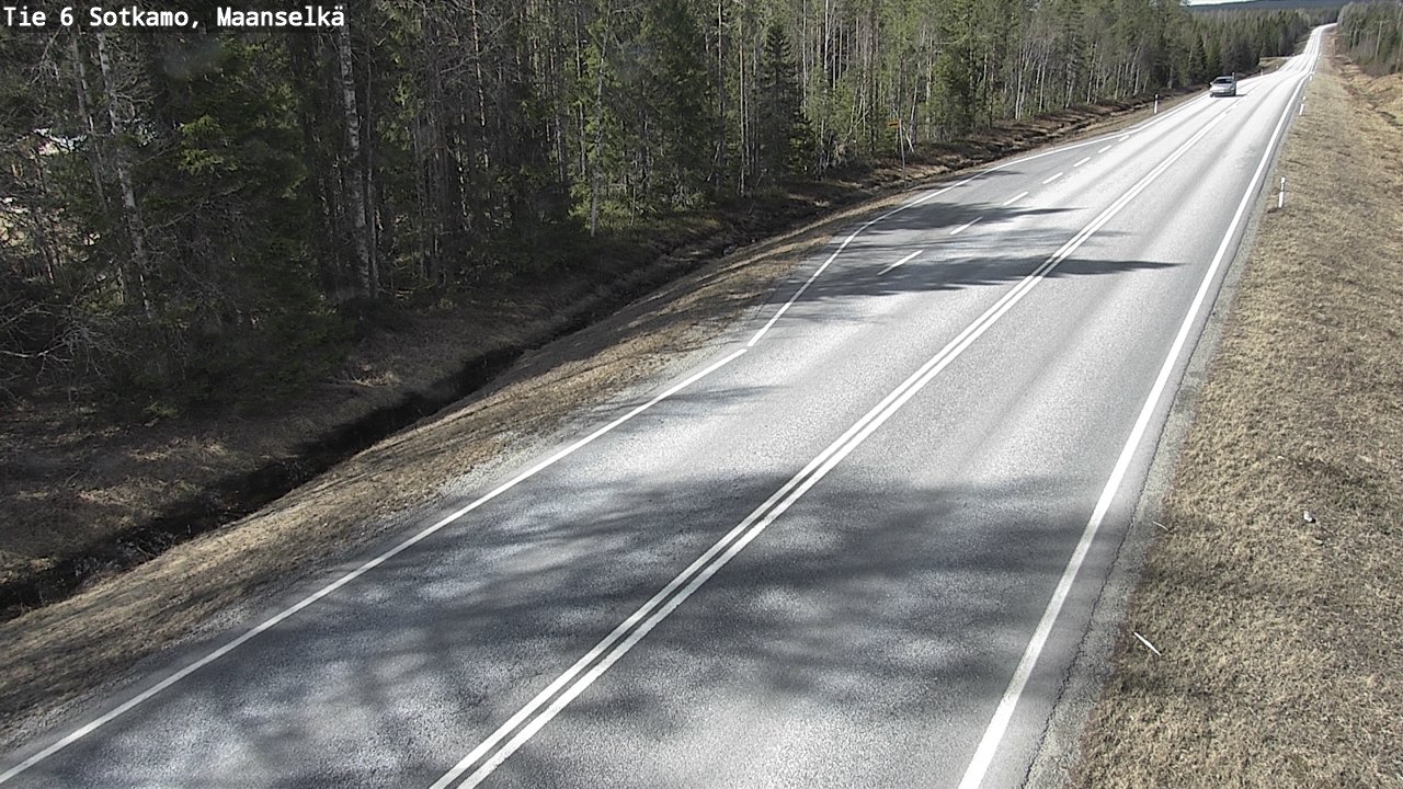 Weather Camera Image Road 6 Sotkamo, Maanselkä, Sotkamo, Kainuu