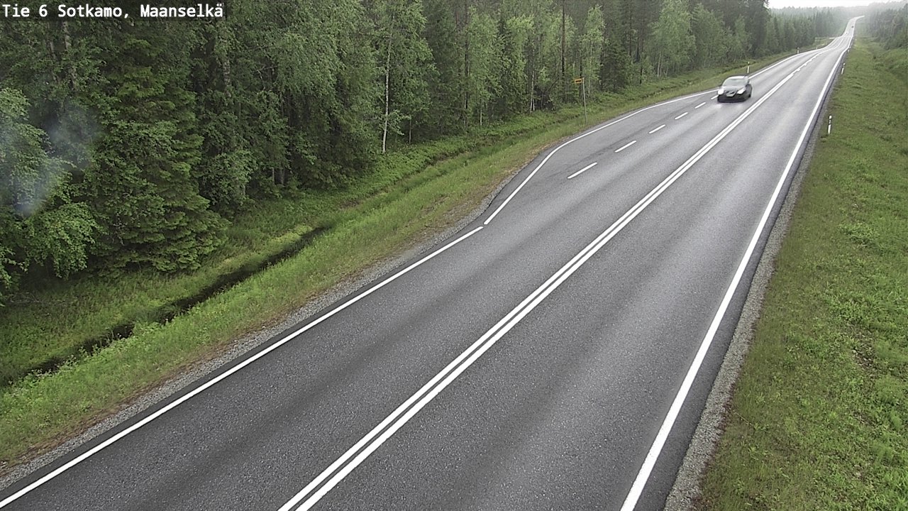Weather Camera Image Road 6 Sotkamo, Maanselkä, Sotkamo, Kainuu