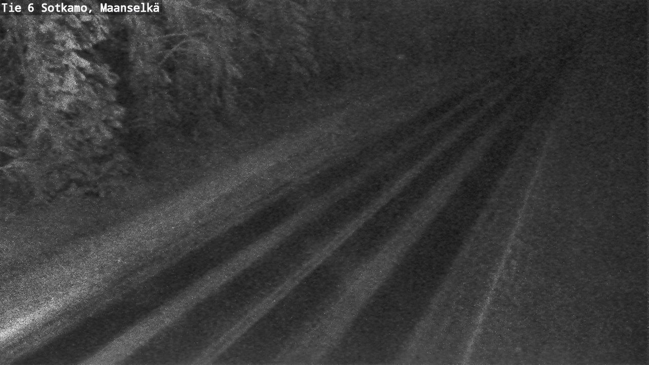Weather Camera Image Väg 6 Sotkamo, Maanselkä, Sotkamo, Kainuu