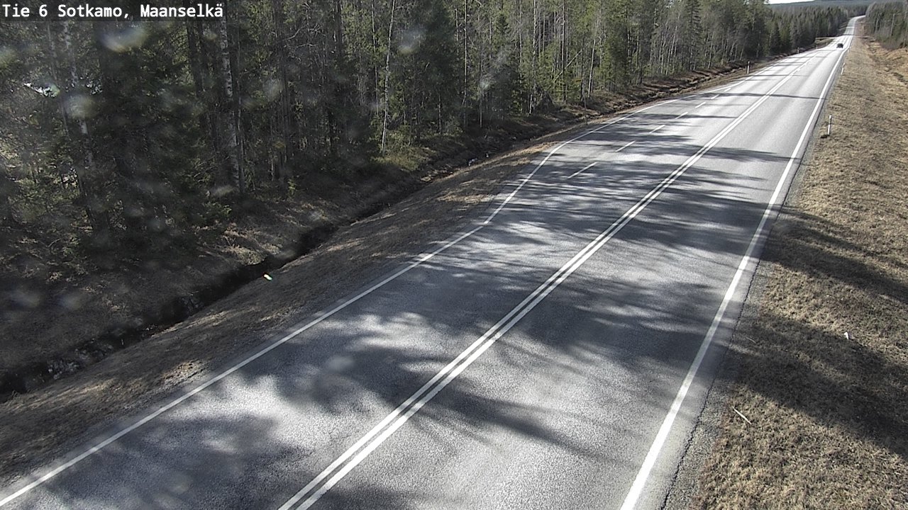 Weather Camera Image Väg 6 Sotkamo, Maanselkä, Sotkamo, Kainuu