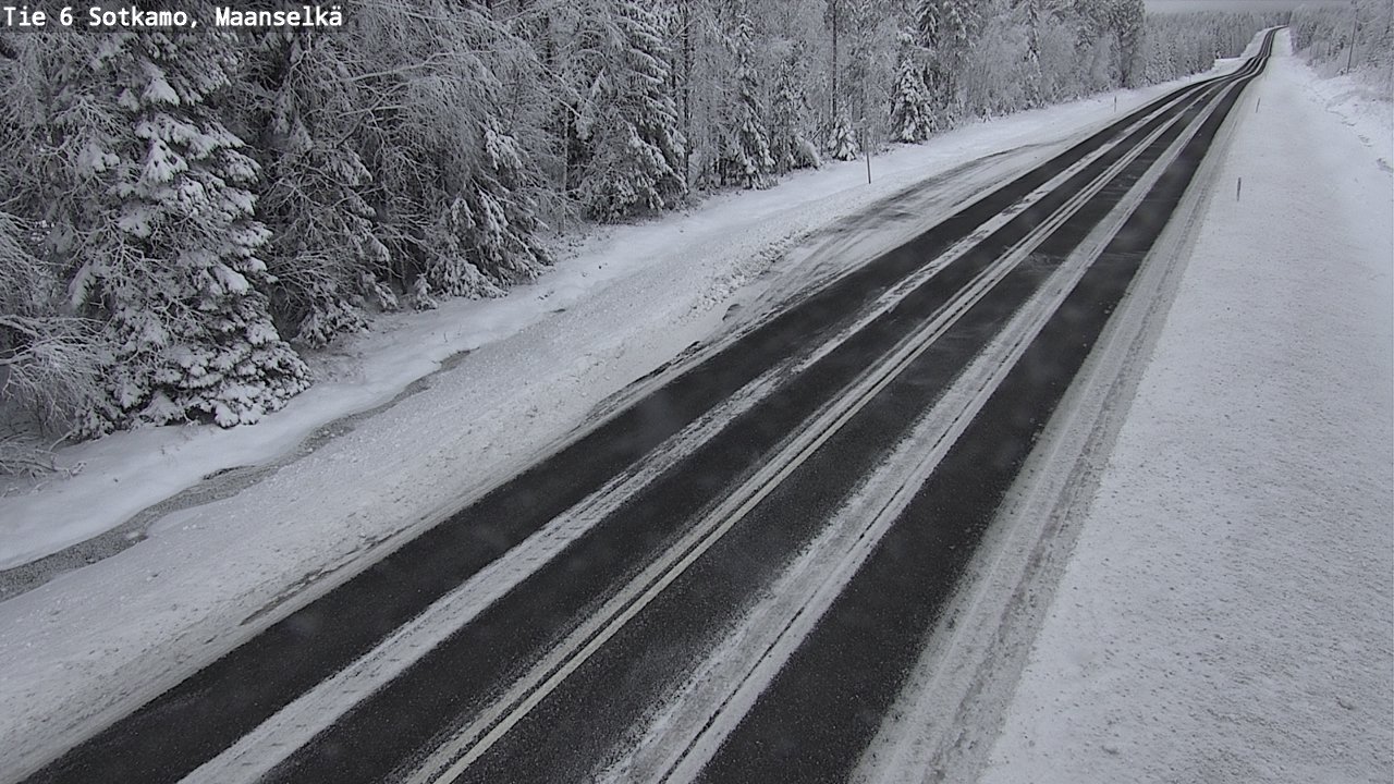 Kelikamerat Kuva Tie 6 Sotkamo, Maanselkä, Sotkamo, Kainuu