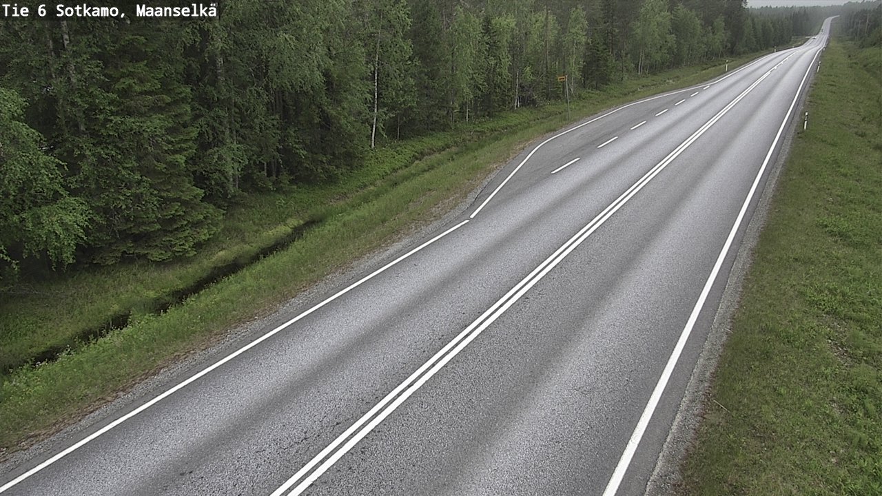 Kelikamerat Kuva Tie 6 Sotkamo, Maanselkä, Sotkamo, Kainuu