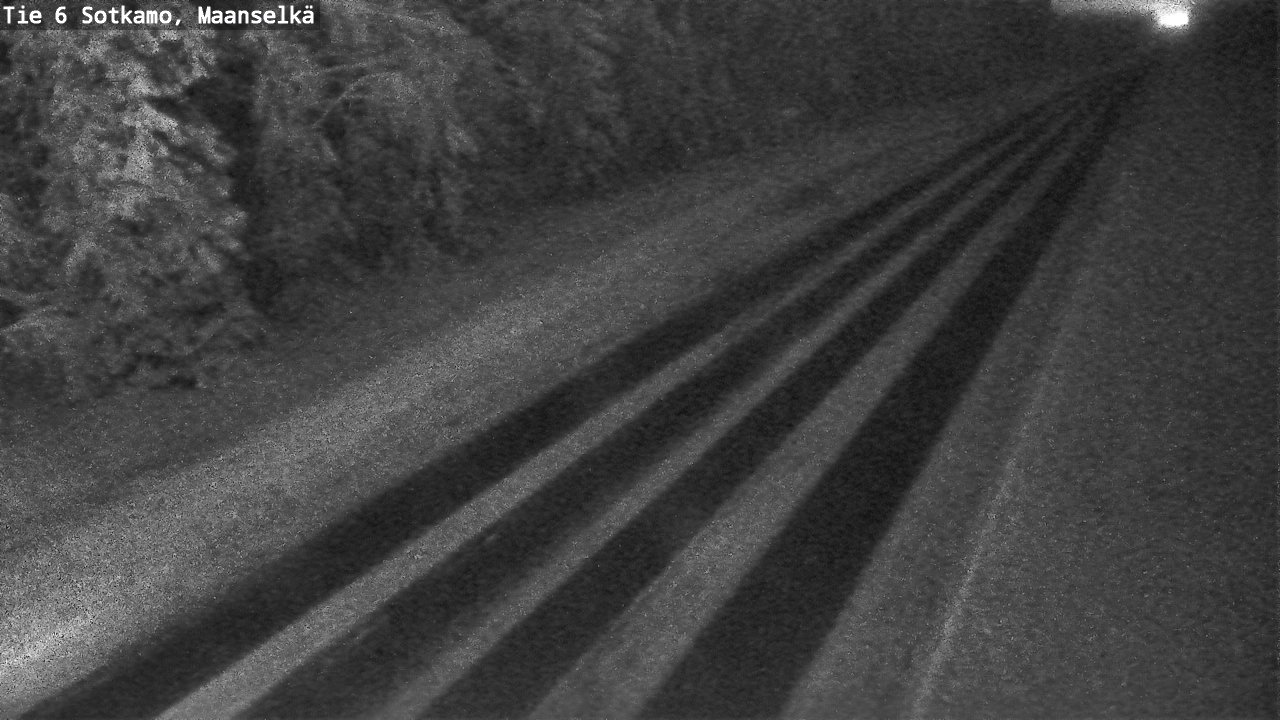 Weather Camera Image Väg 6 Sotkamo, Maanselkä, Sotkamo, Kainuu