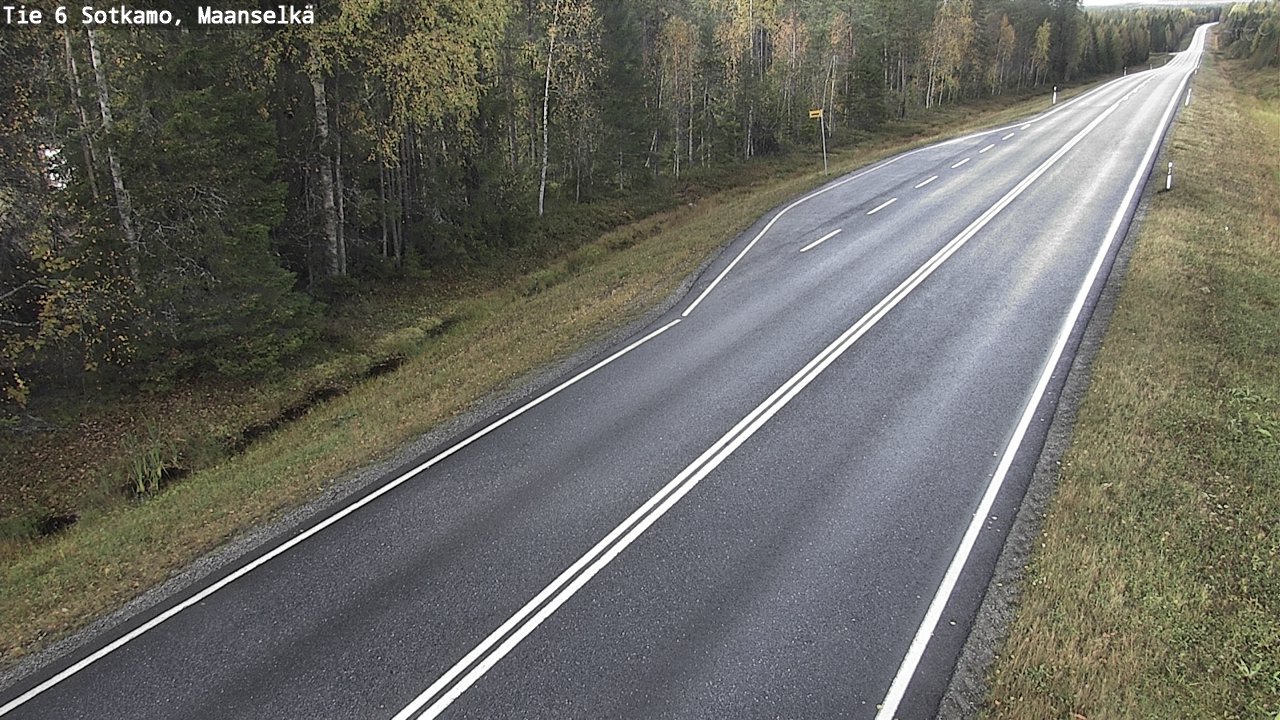 Kelikamerat Kuva Tie 6 Sotkamo, Maanselkä, Sotkamo, Kainuu