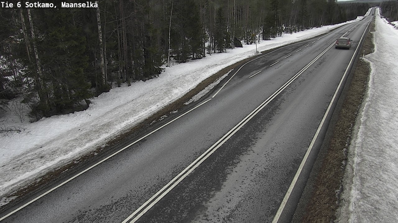 Weather Camera Image Road 6 Sotkamo, Maanselkä, Sotkamo, Kainuu