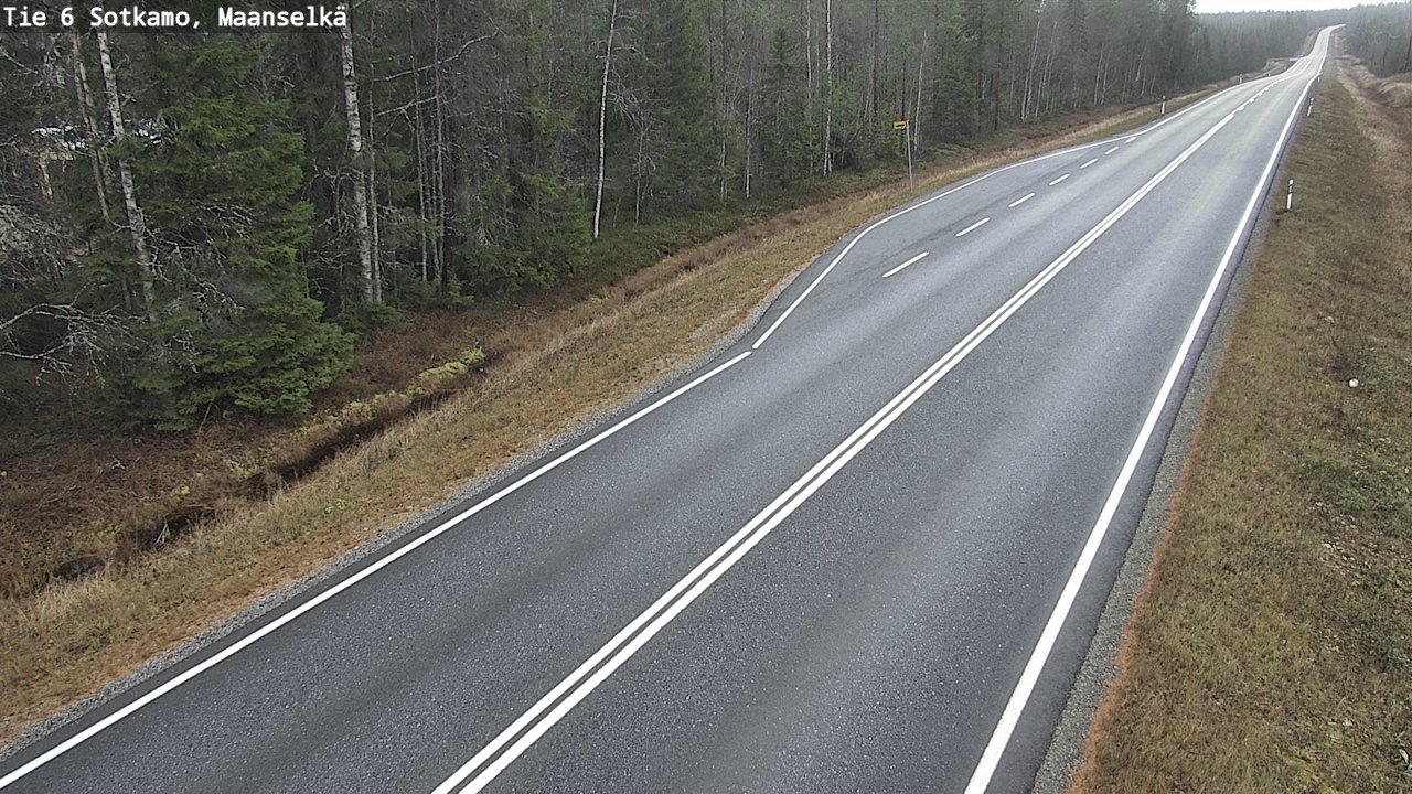 Kelikamerat Kuva Tie 6 Sotkamo, Maanselkä, Sotkamo, Kainuu