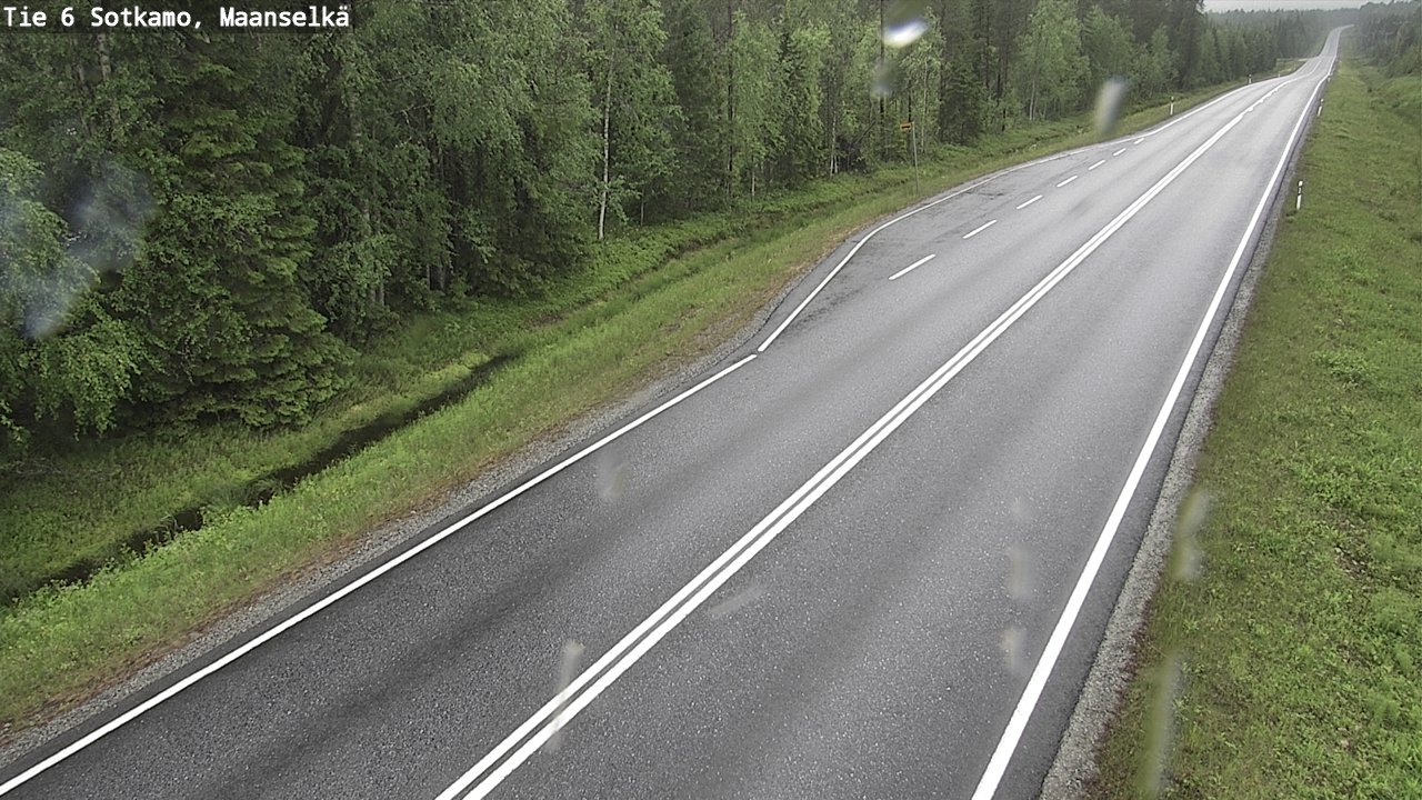 Weather Camera Image Road 6 Sotkamo, Maanselkä, Sotkamo, Kainuu