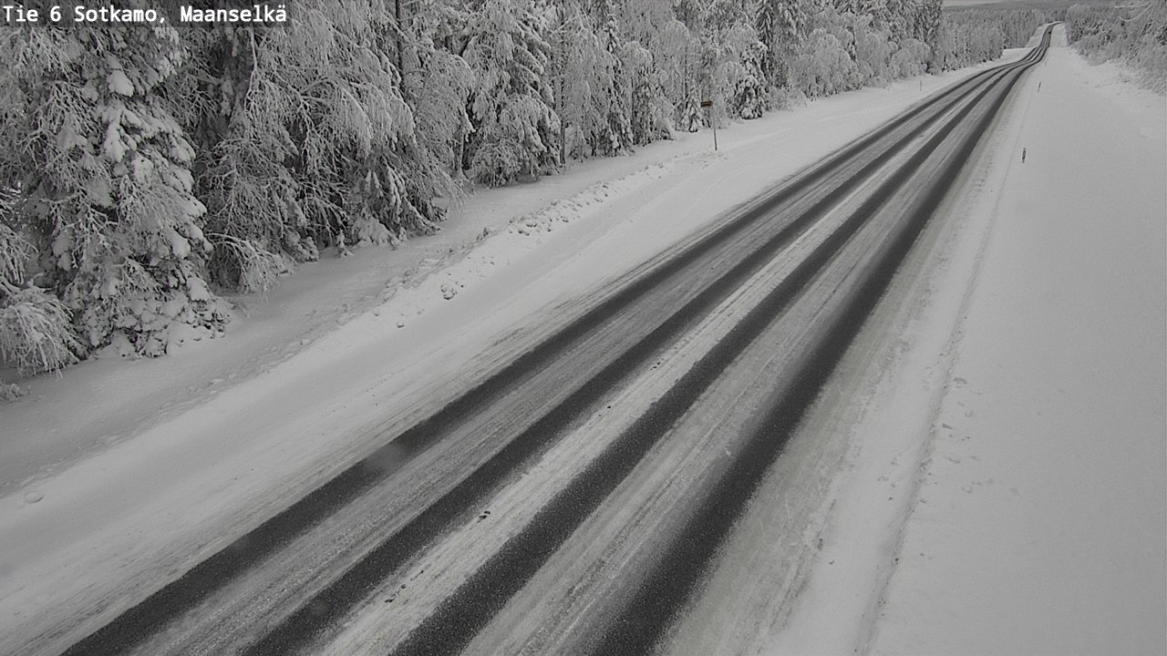 Weather Camera Image Road 6 Sotkamo, Maanselkä, Sotkamo, Kainuu