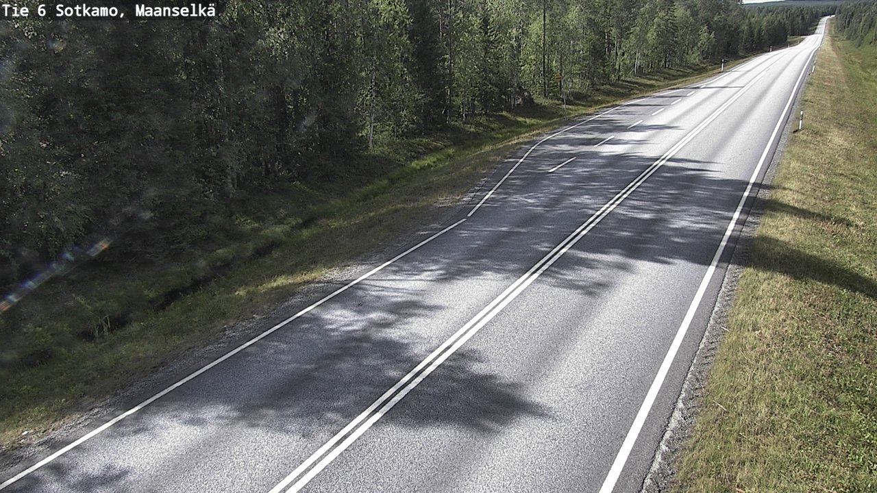 Kelikamerat Kuva Tie 6 Sotkamo, Maanselkä, Sotkamo, Kainuu