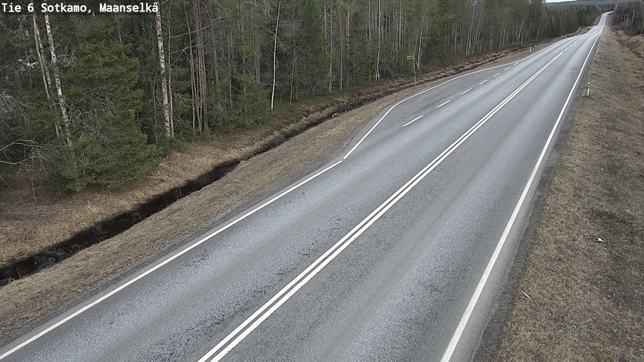 Kelikamerat Kuva Tie 6 Sotkamo, Maanselkä, Sotkamo, Kainuu