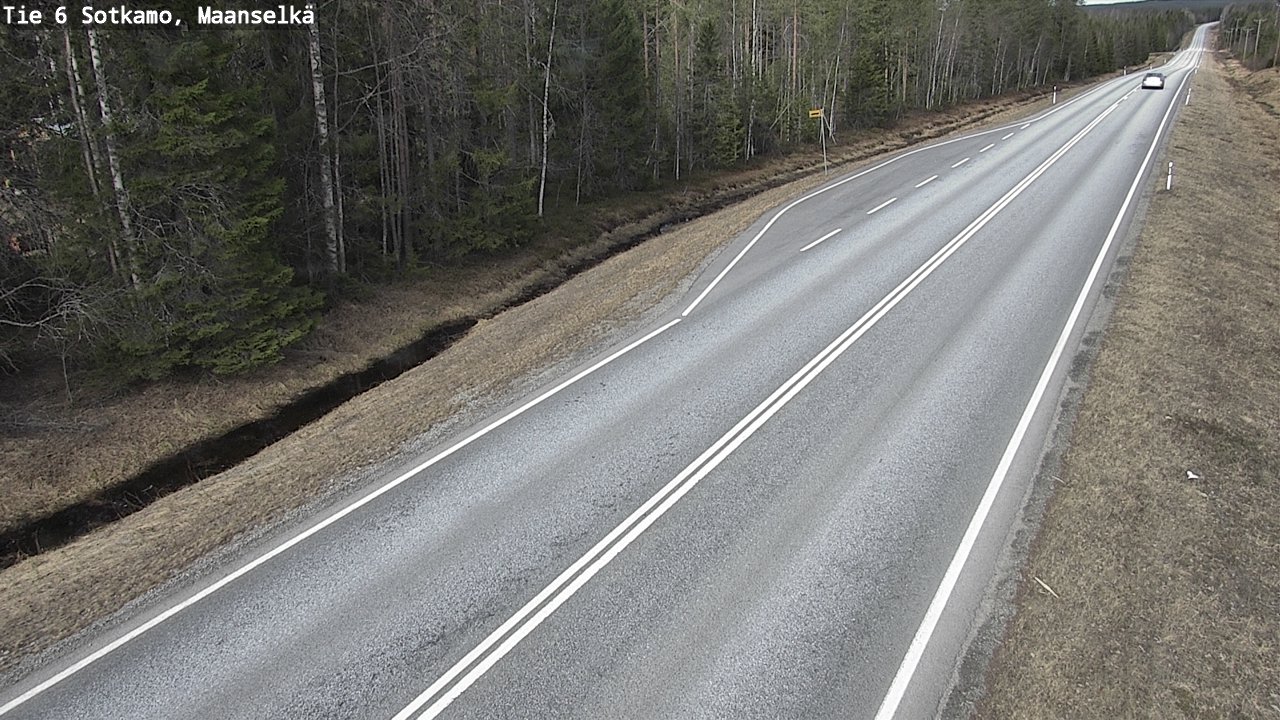 Weather Camera Image Road 6 Sotkamo, Maanselkä, Sotkamo, Kainuu